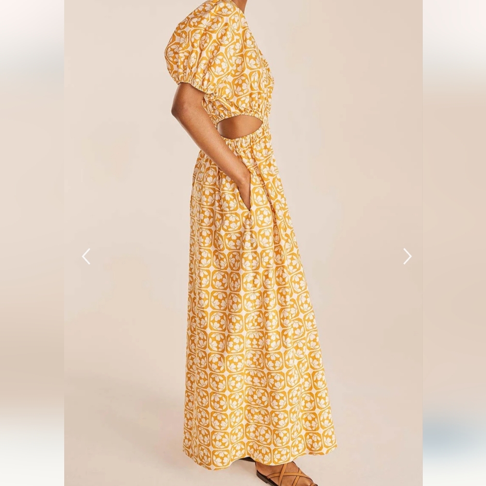 NWT Rebecca Taylor Lattice Fleur Poplin Jumpsuit Size 4 - Picture 3 of 7